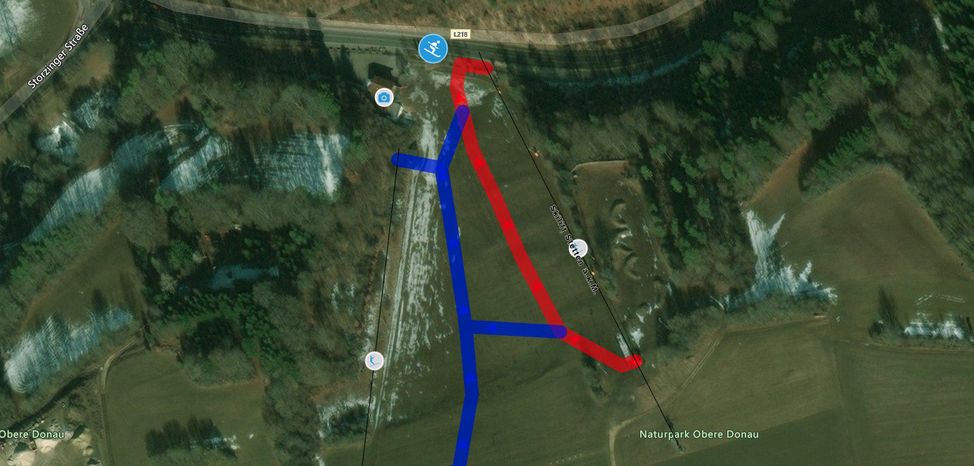 Pistenplan SC Stetten am kalten Markt