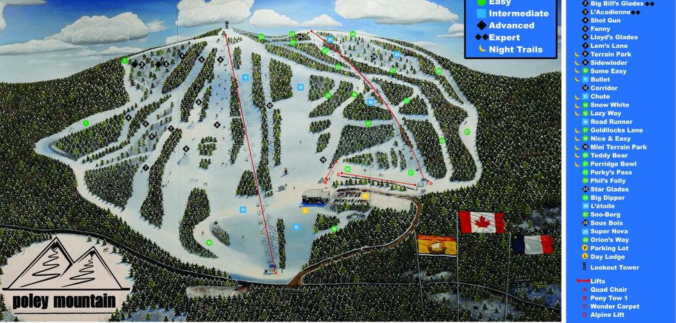 Detaillierte Infos zum Skiurlaub im Skigebiet Poley Mountain
