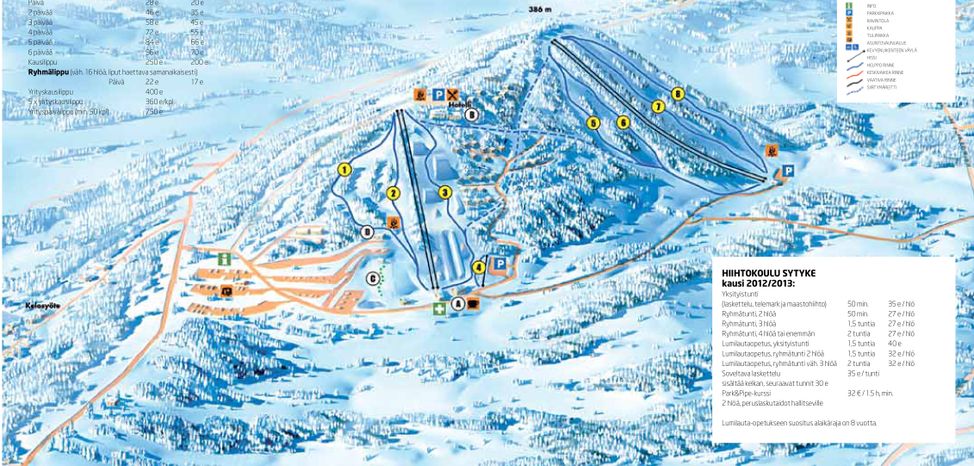 Detaillierte Infos zum Skiurlaub im Skigebiet Pikku Syöte