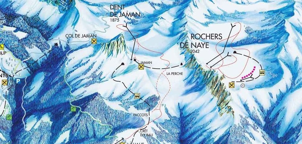 Detaillierte Infos zum Skiurlaub im Skigebiet Rochers de Naye Caux