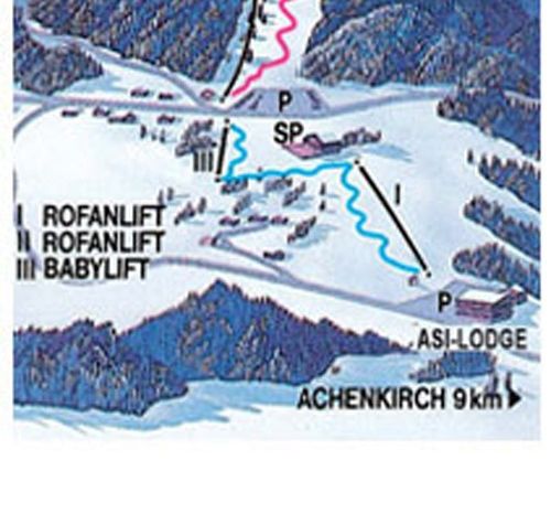 Pistenplan Rofanlifte Steinberg