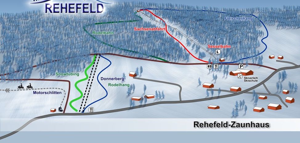 Pistenplan Rehefeld-Zaunhaus