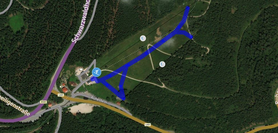 Pistenübersicht Ruhestein