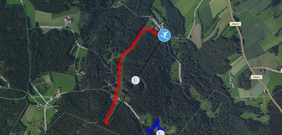 Pisten Oberfrauenwald