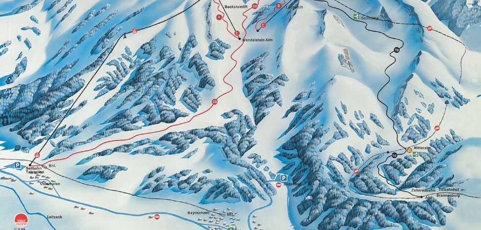 Pistenplan Wendelstein