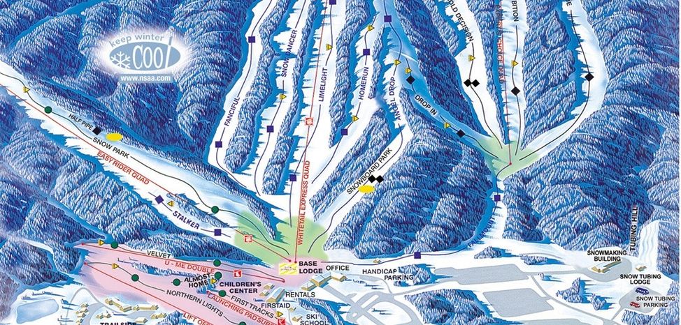 Detaillierte Infos zum Skiurlaub im Skigebiet Whitetail Mountain Resort