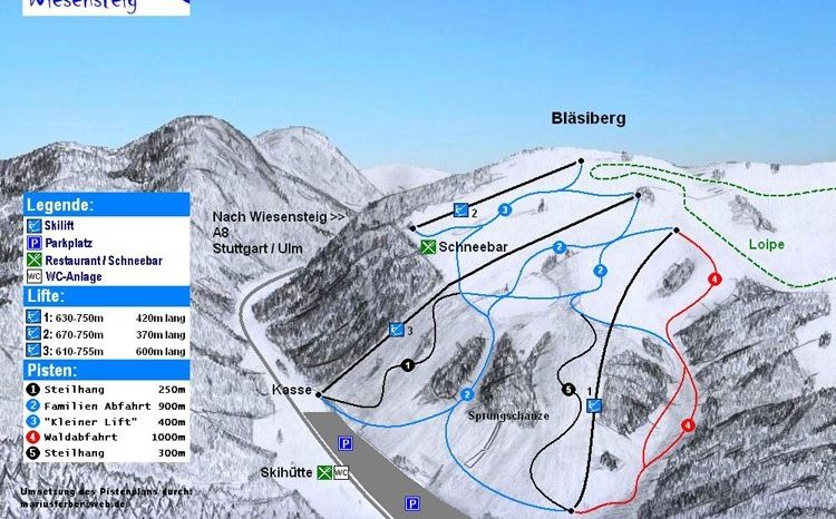 Detaillierte Infos zum Skiurlaub im Skigebiet Wiesensteig Bläsiberg