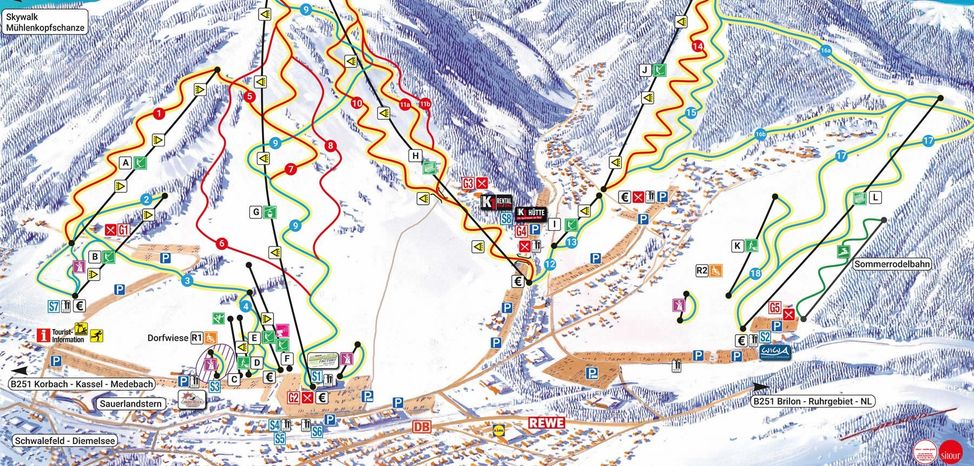 Pistenplan Willingen