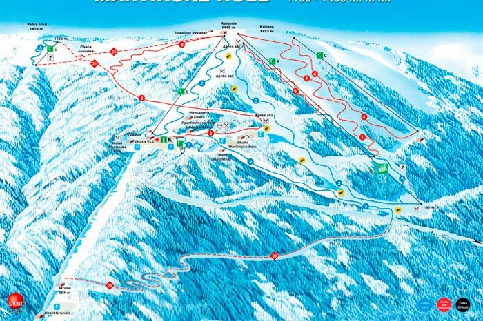 Detaillierte Infos zum Skiurlaub im Skigebiet Winter park MARTINKY/Martinske Hole