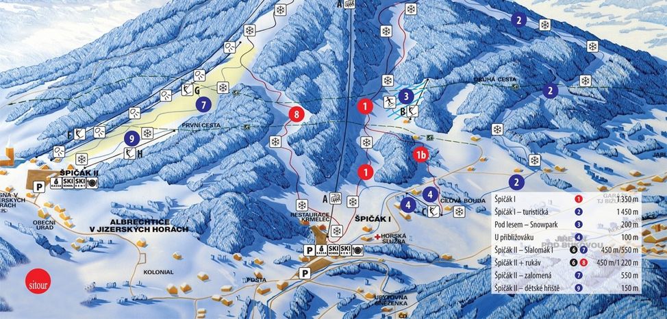 Detaillierte Infos zum Skiurlaub im Skigebiet Tanvaldsky Spicak
