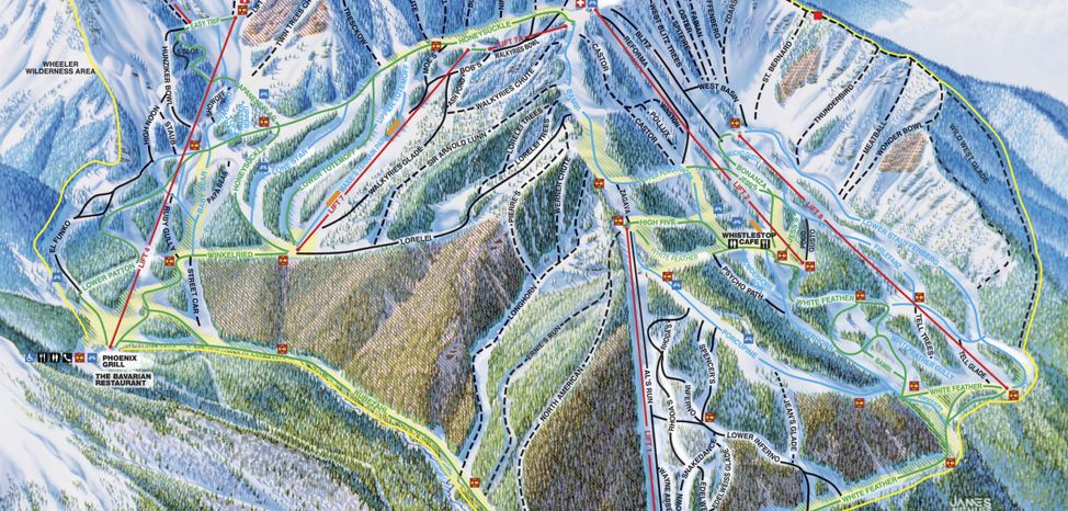 Pistenplan Taos Ski Valley