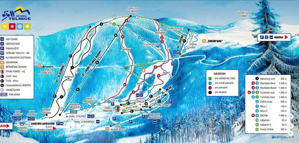 Skiplan Telnice