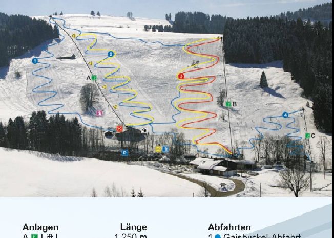 Pistenplan Thalerhöhe Skilifte