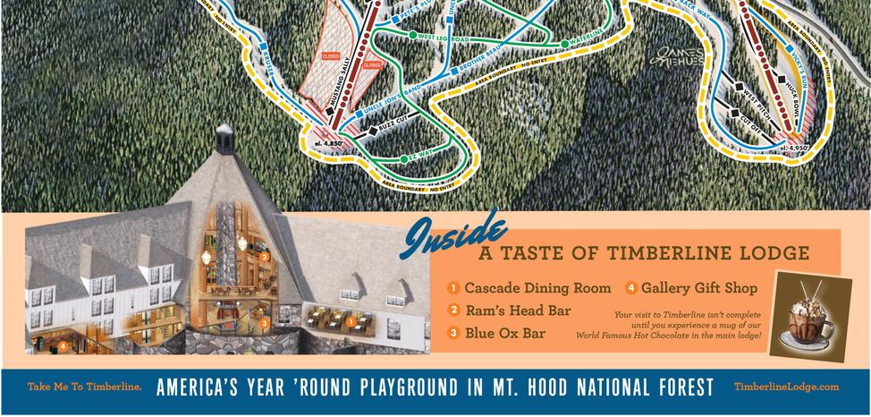 Pistenplan Timberline