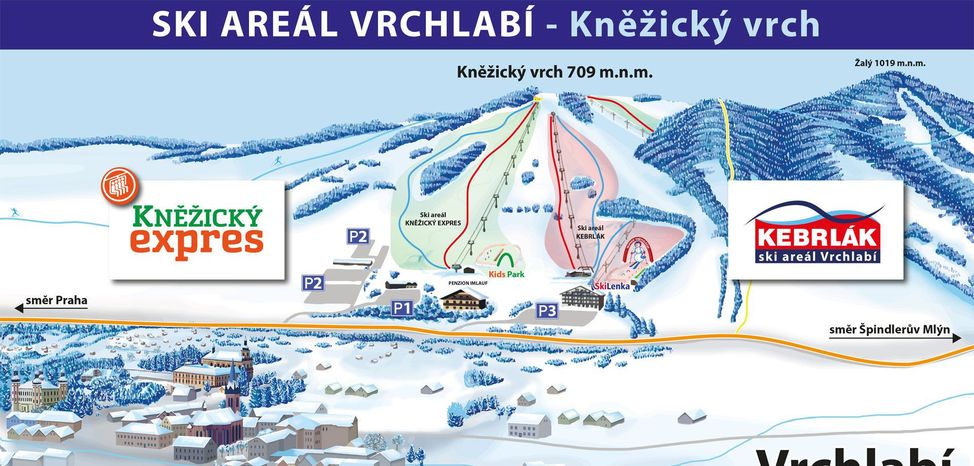 Pistenplan Vrchlabi