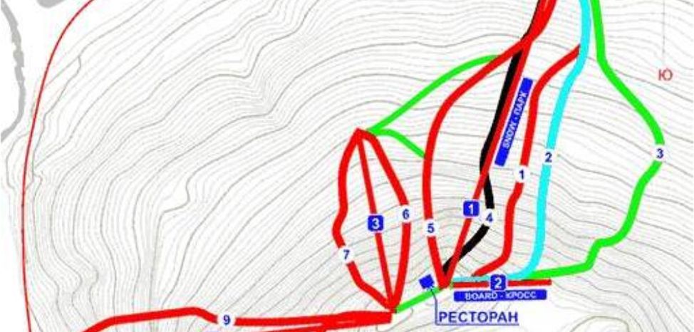 Pistenplan Zavjalikha