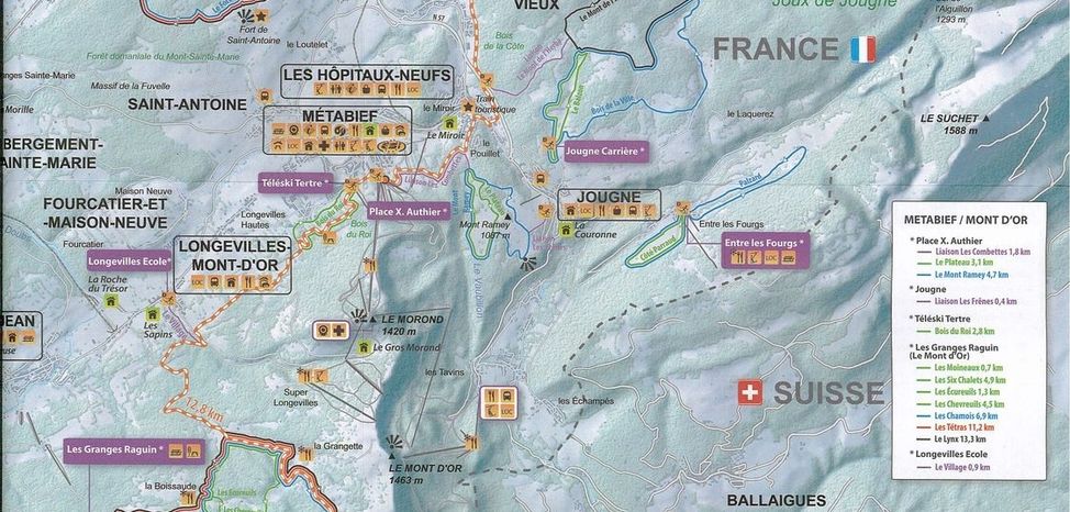 Information on Cross-Country Skiing at Metabief