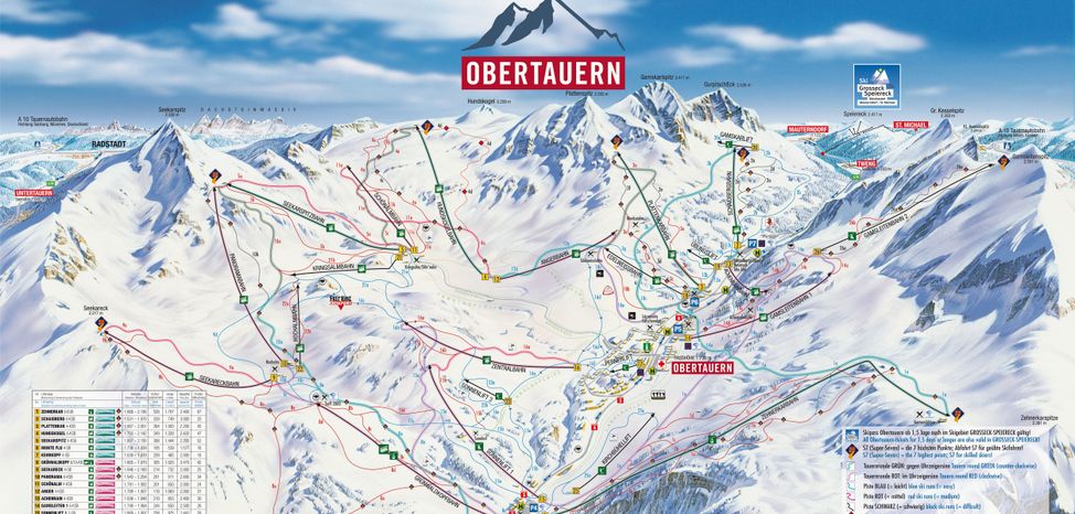 Detaillierte Infos zum Langlauf und den Loipen im Langlaufgebiet Obertauern