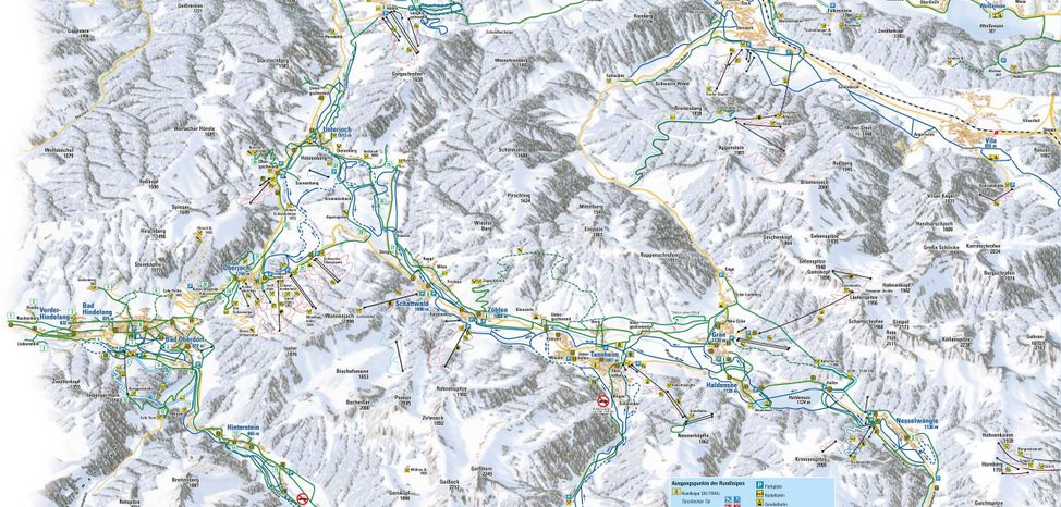 Loipenplan Bad Hindelang