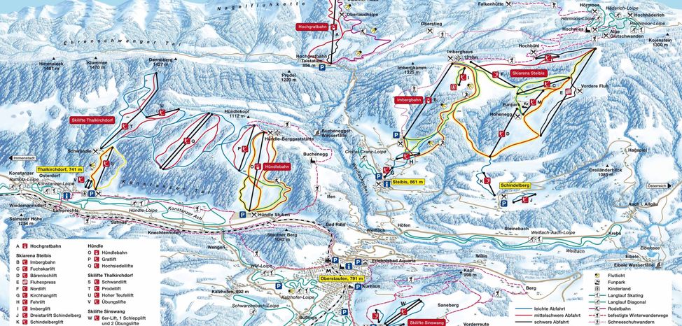 Loipenplan Oberstaufen