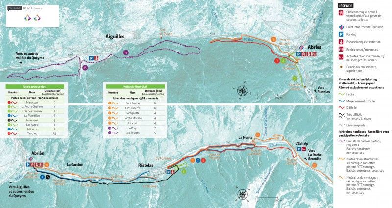 Loipenplan Abries Ristolas