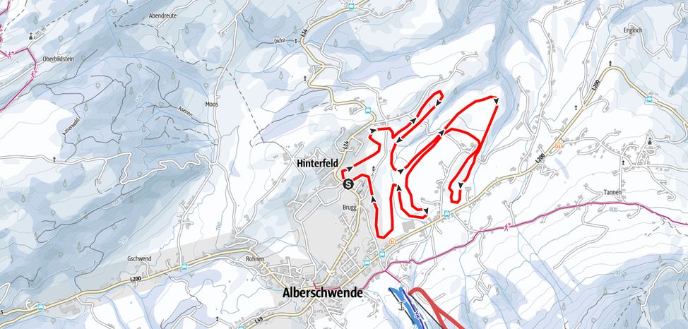 Information on Cross-Country Skiing at Alberschwende