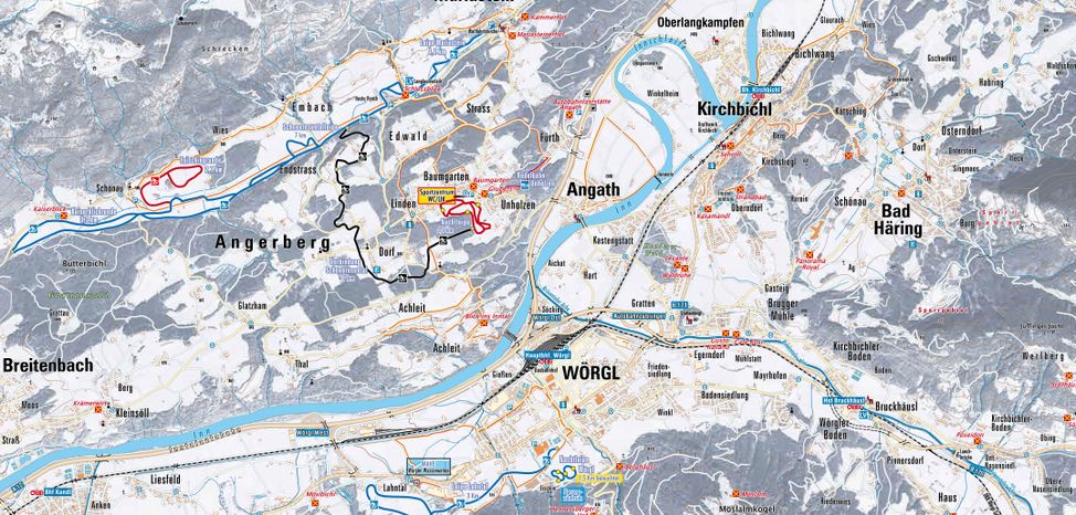 Information on Cross-Country Skiing at Angerberg