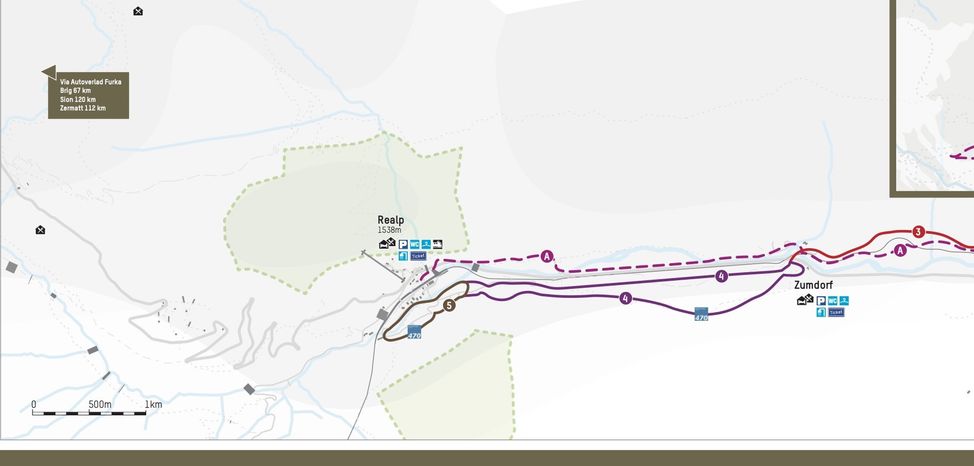Loipenplan Andermatt