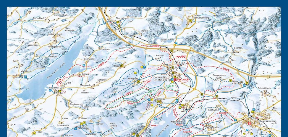 Information on Cross-Country Skiing at Wertach