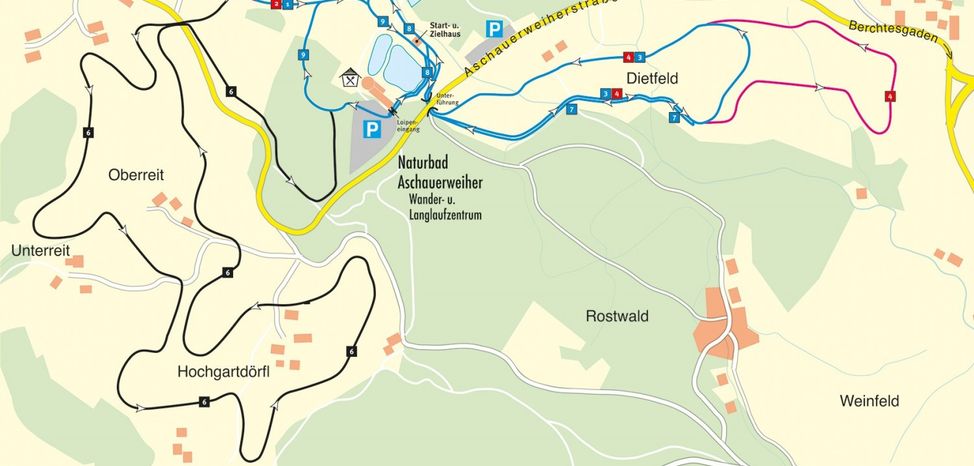 Langlaufzentrum Aschauerweiher in Bischofswiesen