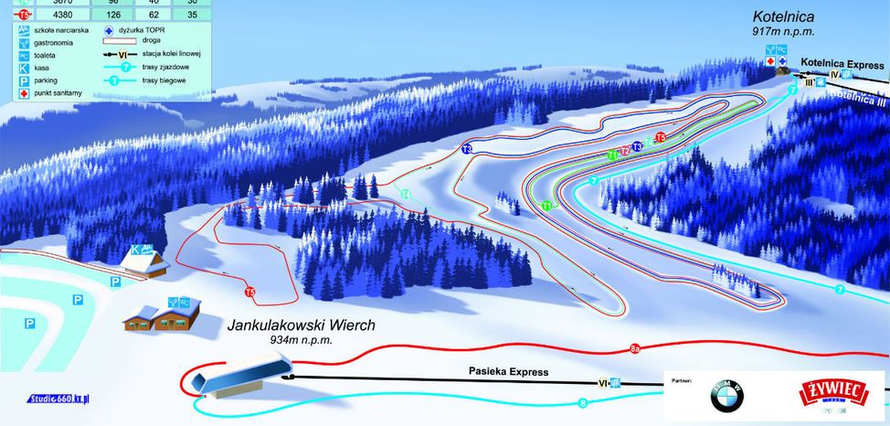 Loipenplan Kotelnica Białczańska