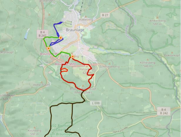 Loipenplan Braunlage