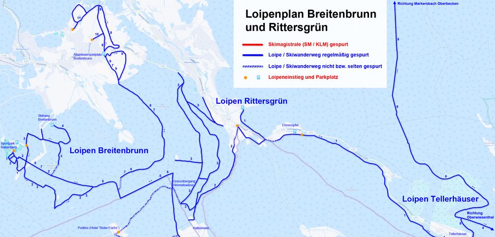 Loipenplan Breitenbrunn