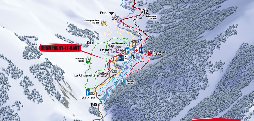 Detaillierte Infos zum Langlauf und den Loipen im Langlaufgebiet Champagny en Vanoise