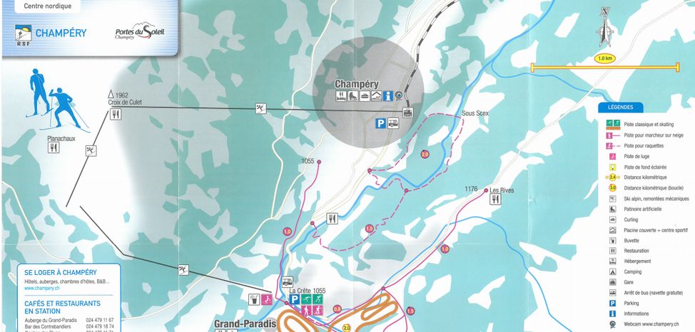 Loipenplan Champéry