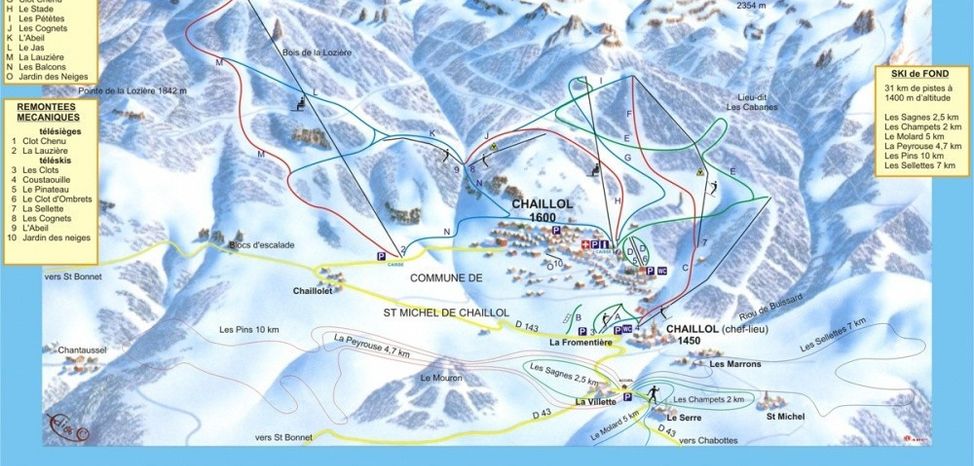 Detaillierte Infos zum Langlauf und den Loipen im Langlaufgebiet Chaillol