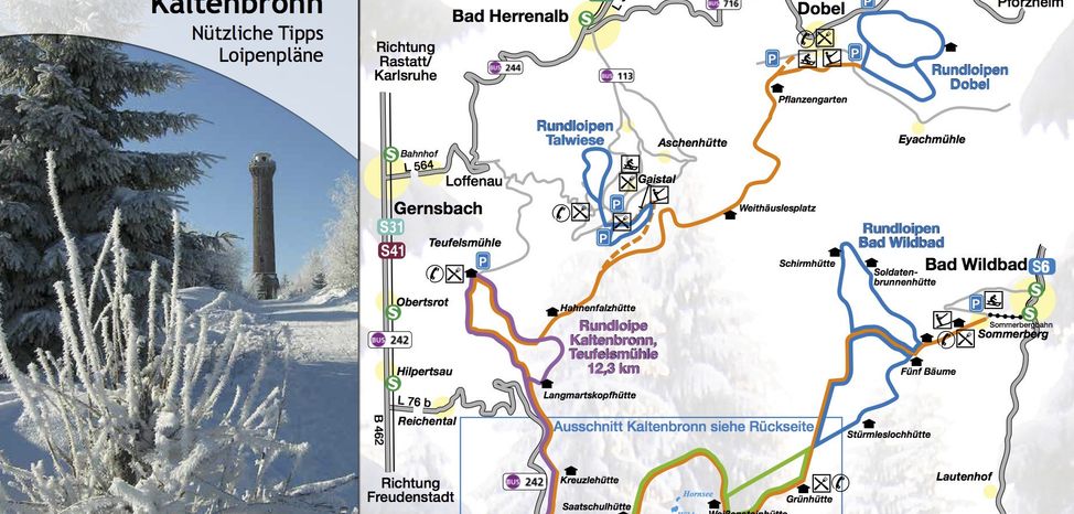 Loipenplan Kaltenbronn
