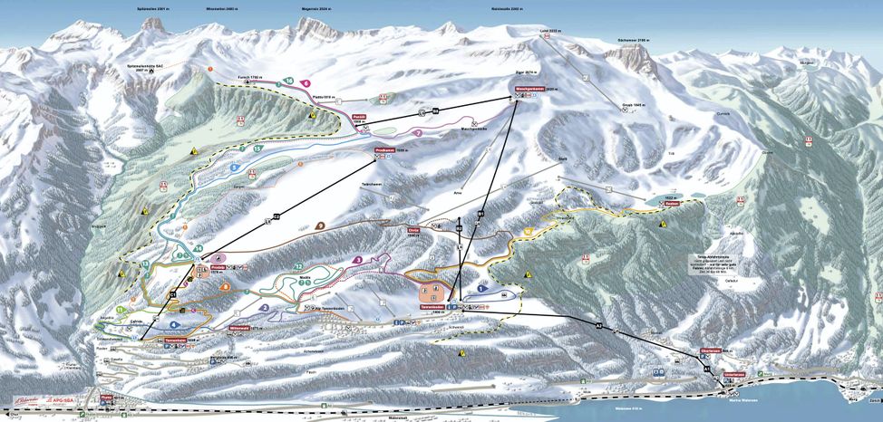 Information on Cross-Country Skiing at Flumserberg