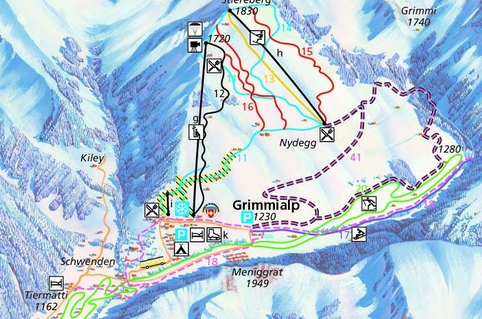 Information on Cross-Country Skiing at Grimmialp Diemtigtal