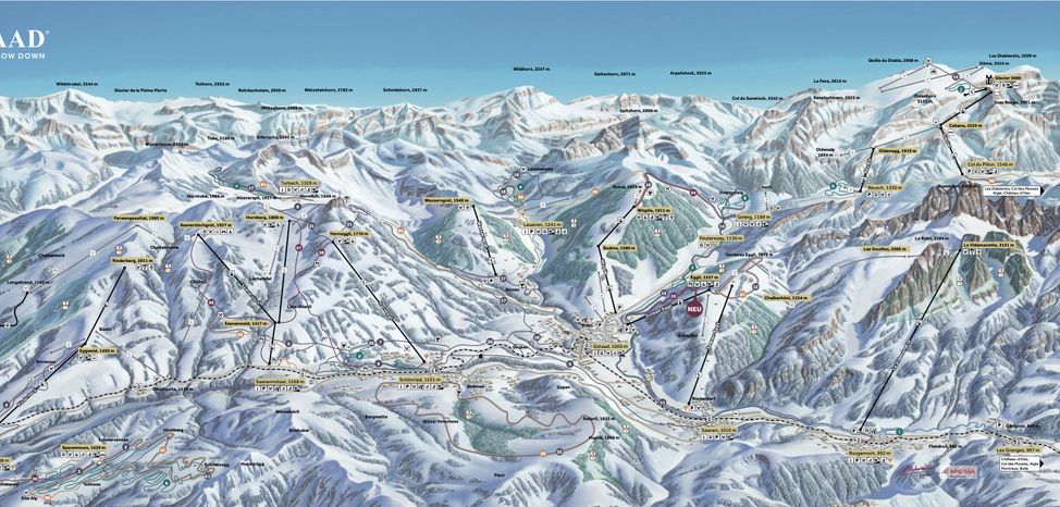 Information on Cross-Country Skiing at Gstaad Mountain Rides
