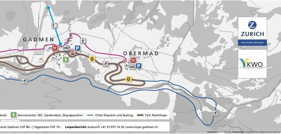 Information on Cross-Country Skiing at Meiringen Hasliberg