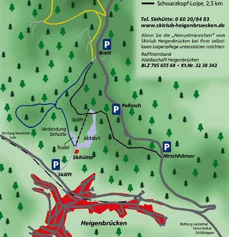 Loipenplan Heigenbrücken