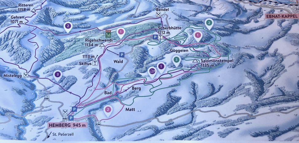 Loipenplan Hemberg Scherb