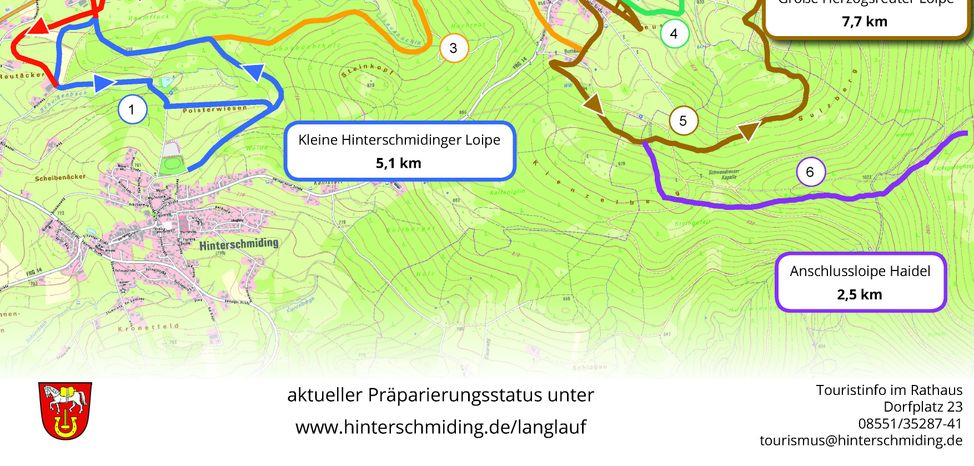 Information on Cross-Country Skiing at Hinterschmiding Herzogsreut