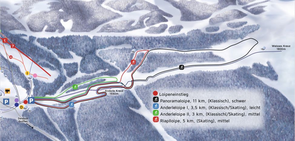 Information on Cross-Country Skiing at Hochrindl Sirnitz