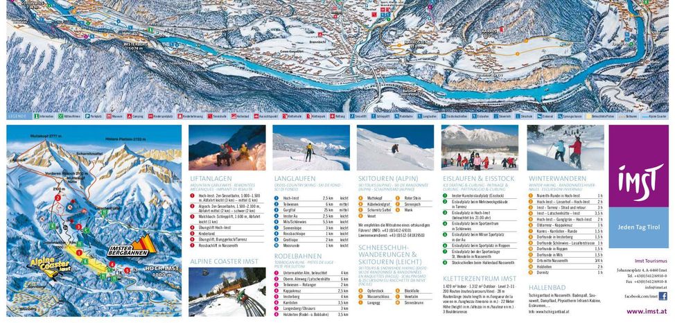 Information on Cross-Country Skiing at Imster Bergbahnen