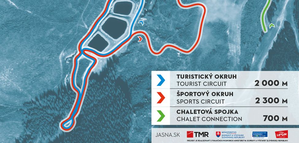 Detaillierte Infos zum Langlauf und den Loipen im Langlaufgebiet Jasna