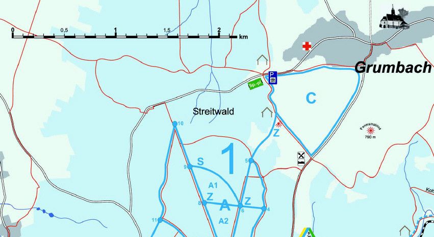 Loipenplan Jöhstadt