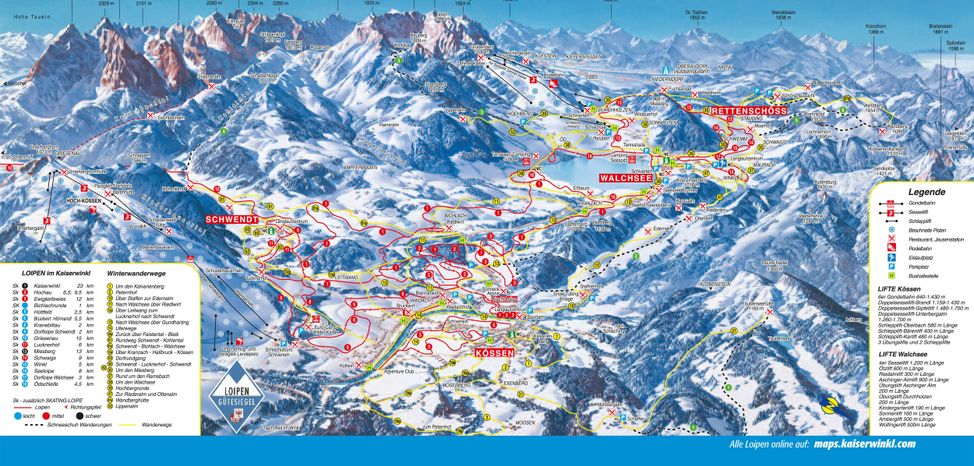 Information on Cross-Country Skiing at Kaiserwinkl