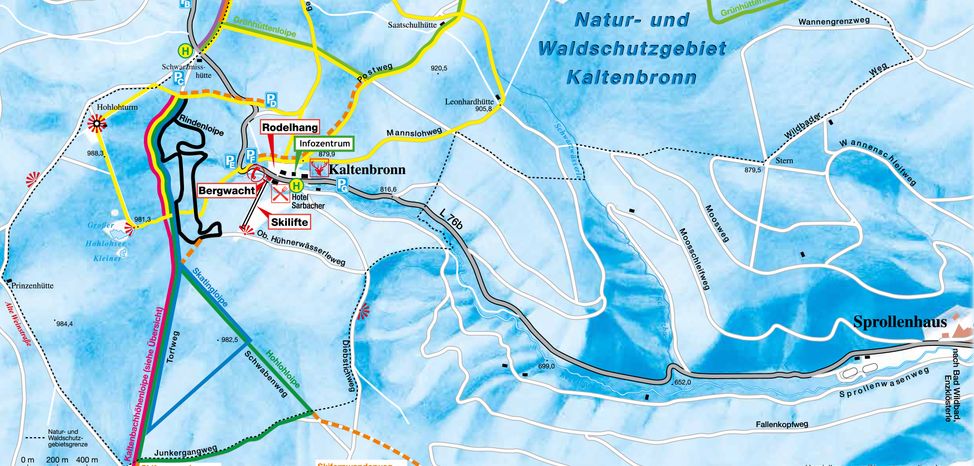 Loipenplan Kaltenbronn